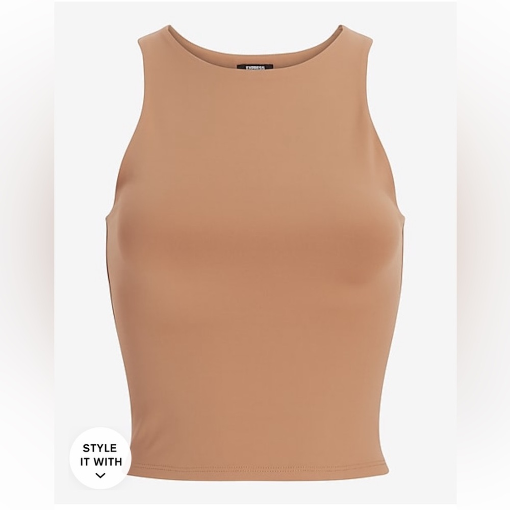 ‼️LAST CHANCE‼️ Express Body Contour High Compression High
Neck Cropped Tank